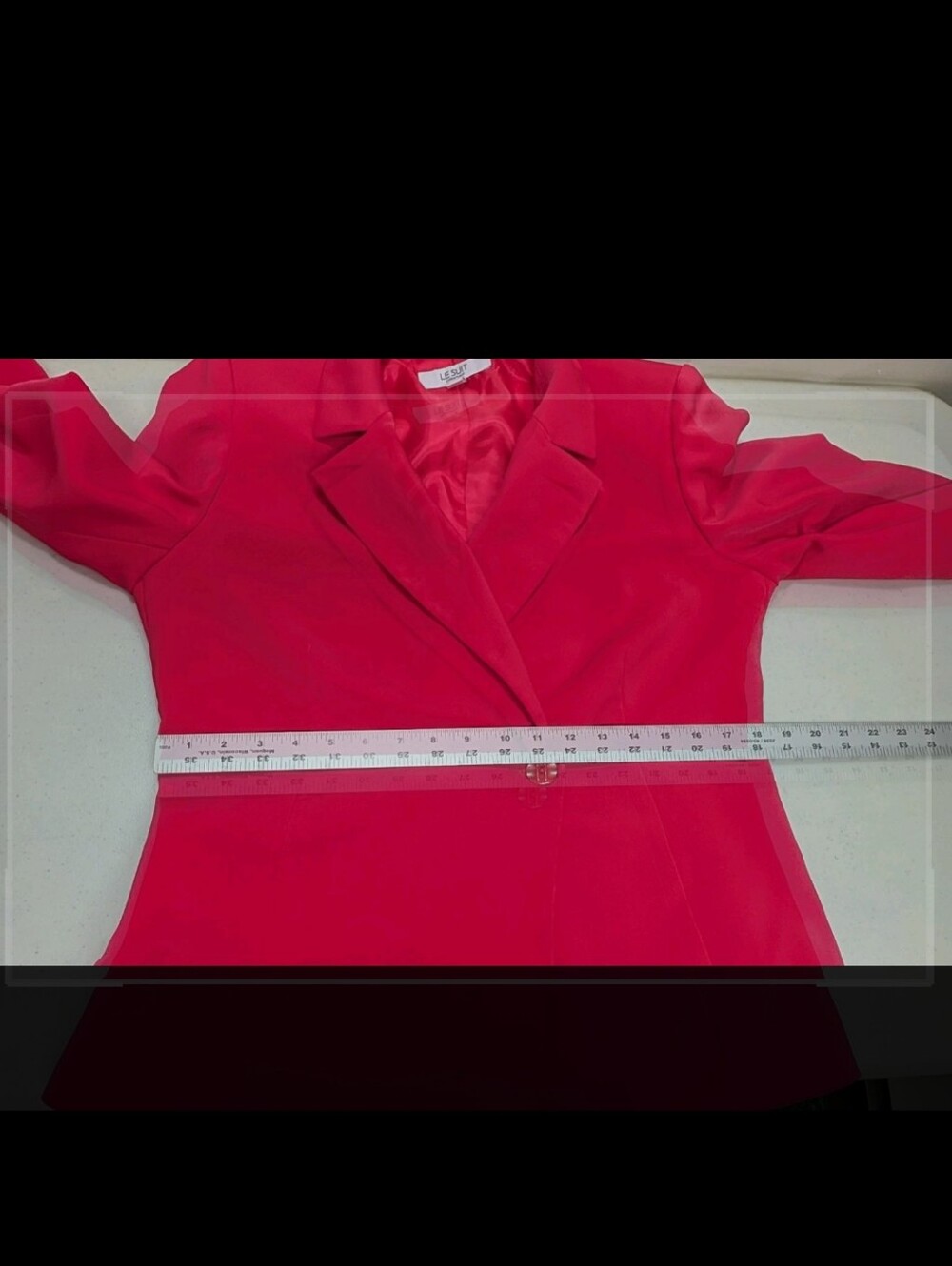 Le Suit Skirt Suit 10 Pink Mature Elegant Skirt Set Professional #2300 - Picture 15 of 16